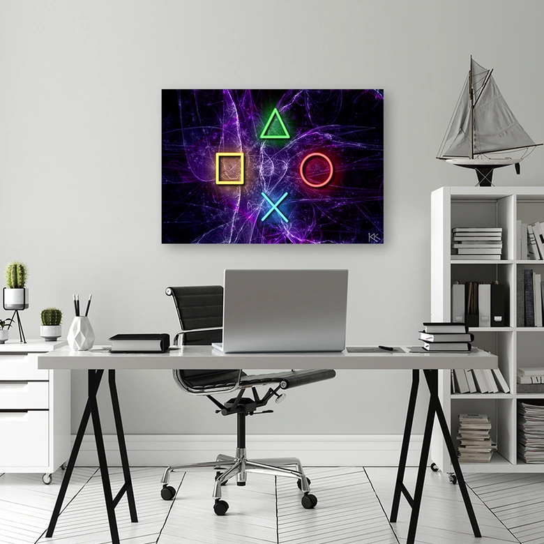 Canvas schilderij, Voor gamers game console 