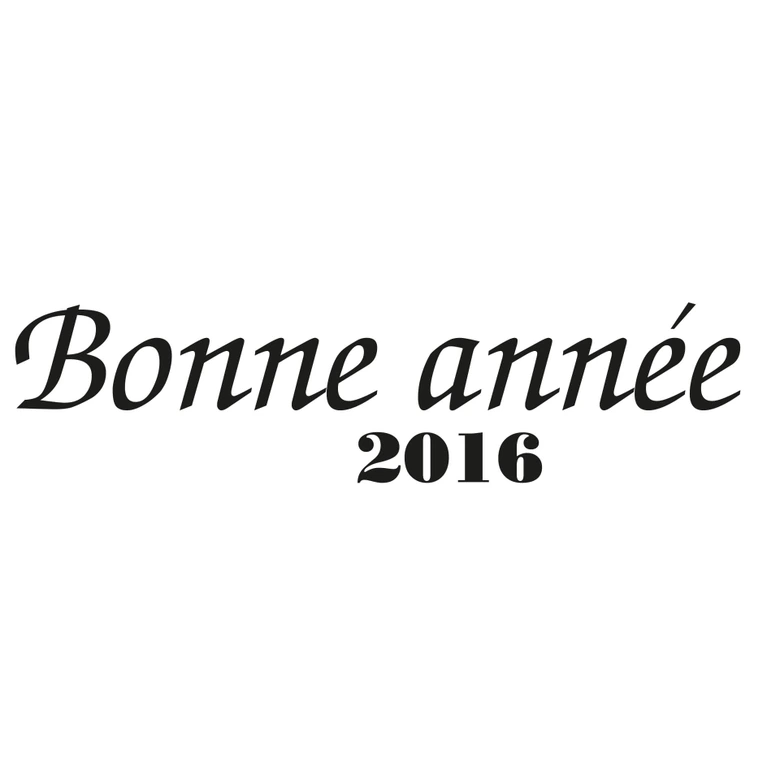 Wandtattoo Bonne année 