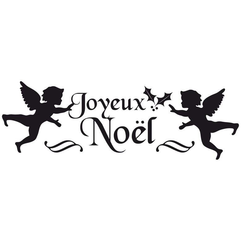 Wandtattoo Anges de Noël 