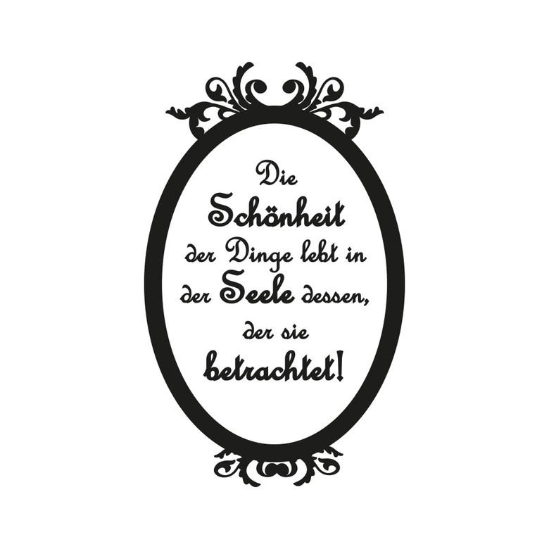 Wandtattoo Die Schönheit der Dinge... 