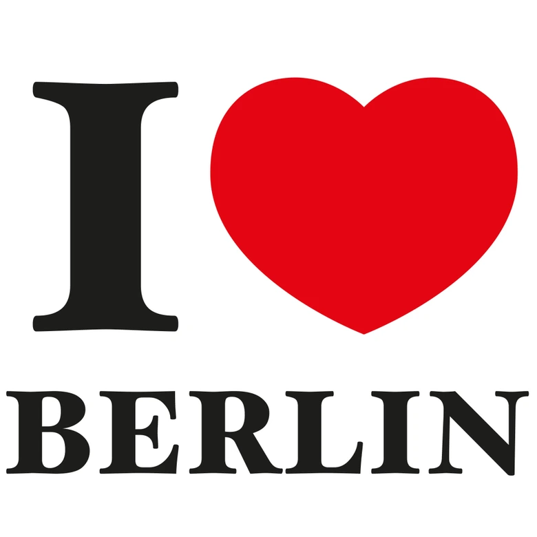 Wandtattoo I love Berlin 