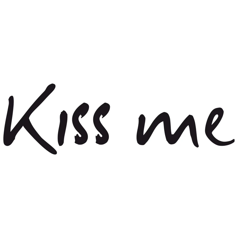 Kiss me (2-colours) Wall sticker 