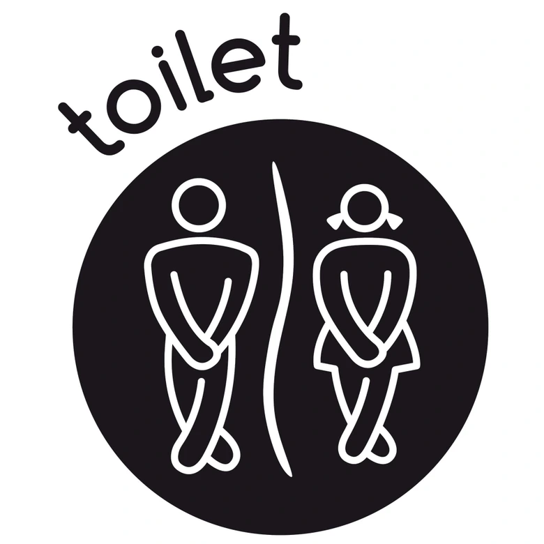 Toilet 1 Wall sticker 