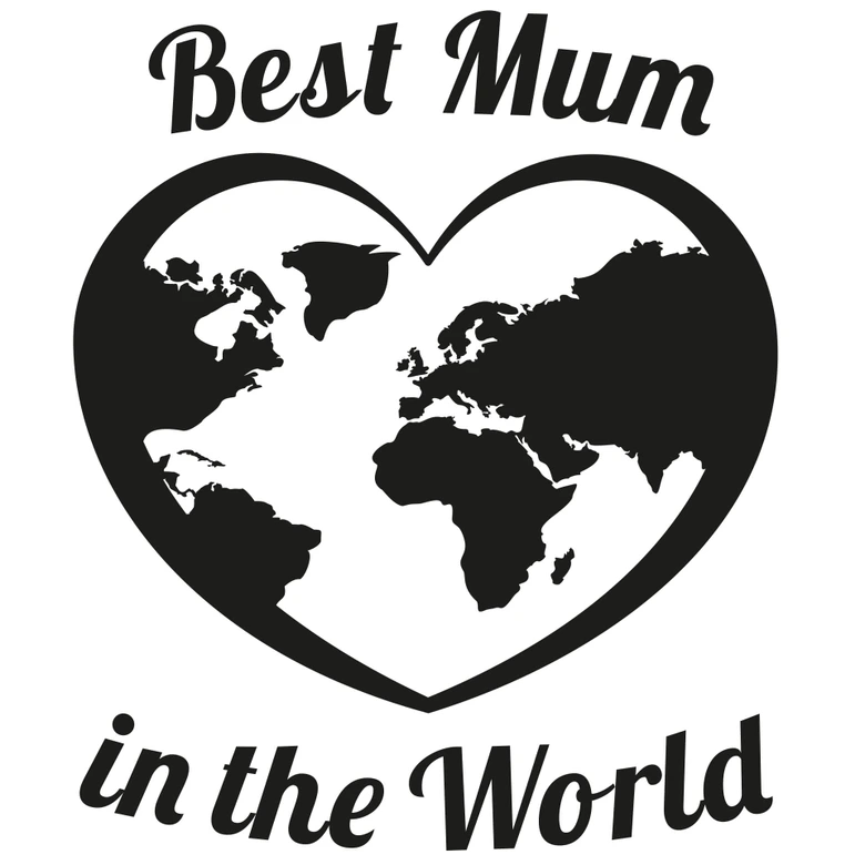 Wandtattoo Best Mum in the World 