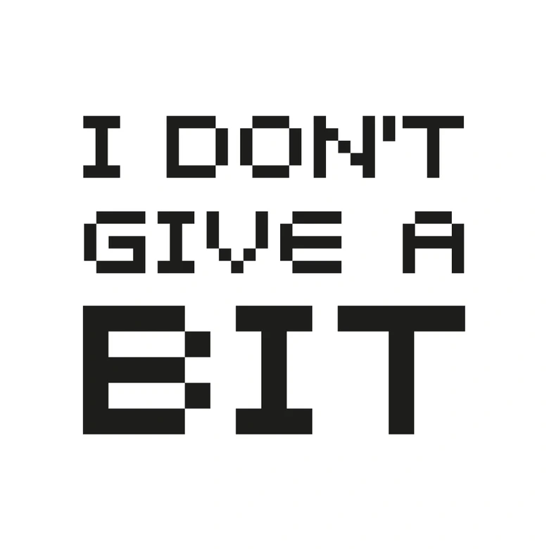 Muursticker Give a bit... 