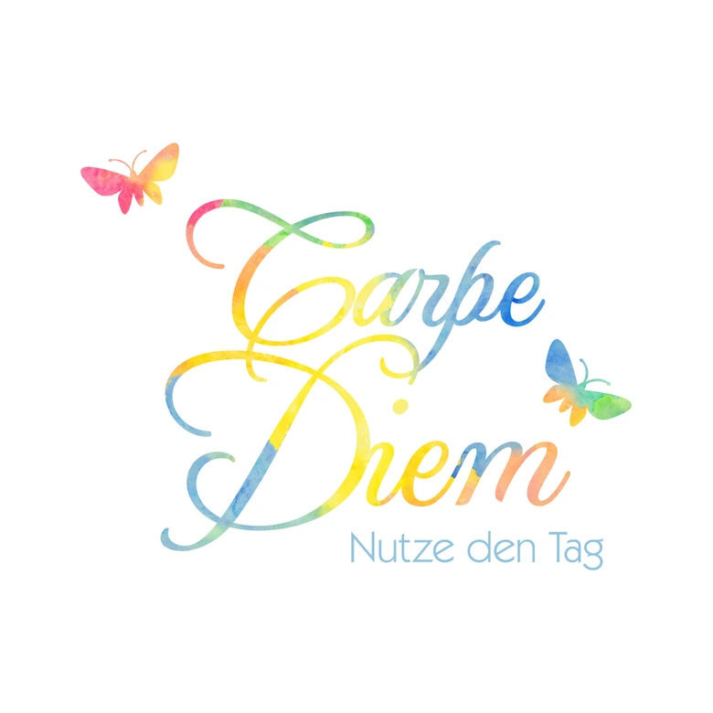 Wandtattoo Aquarell Carpe diem... 