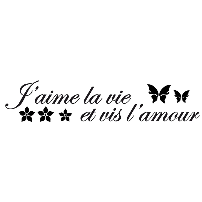 Wandtattoo J'aime la vie... 