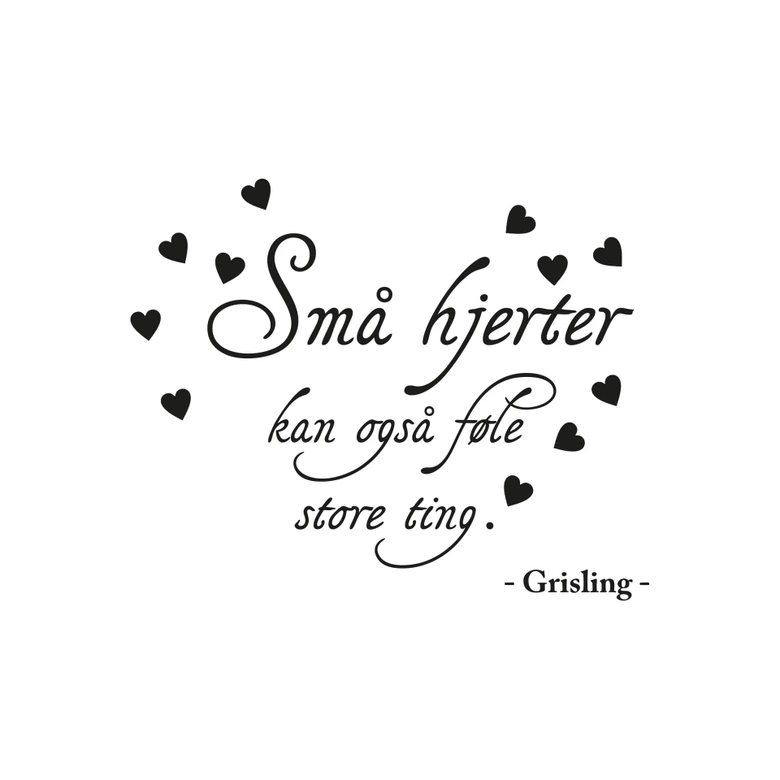 Wallsticker -  Sma hjerter... 