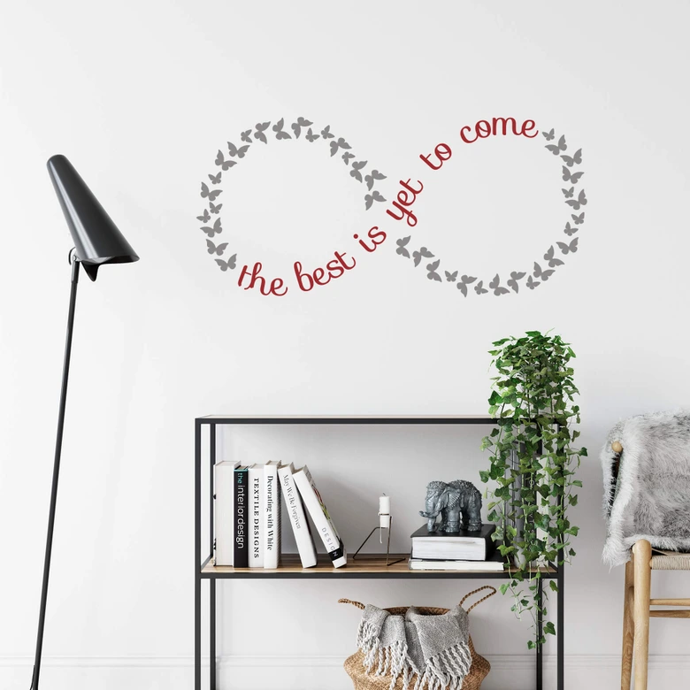 Wandtattoo The best is yet to come (2-farbig) 
