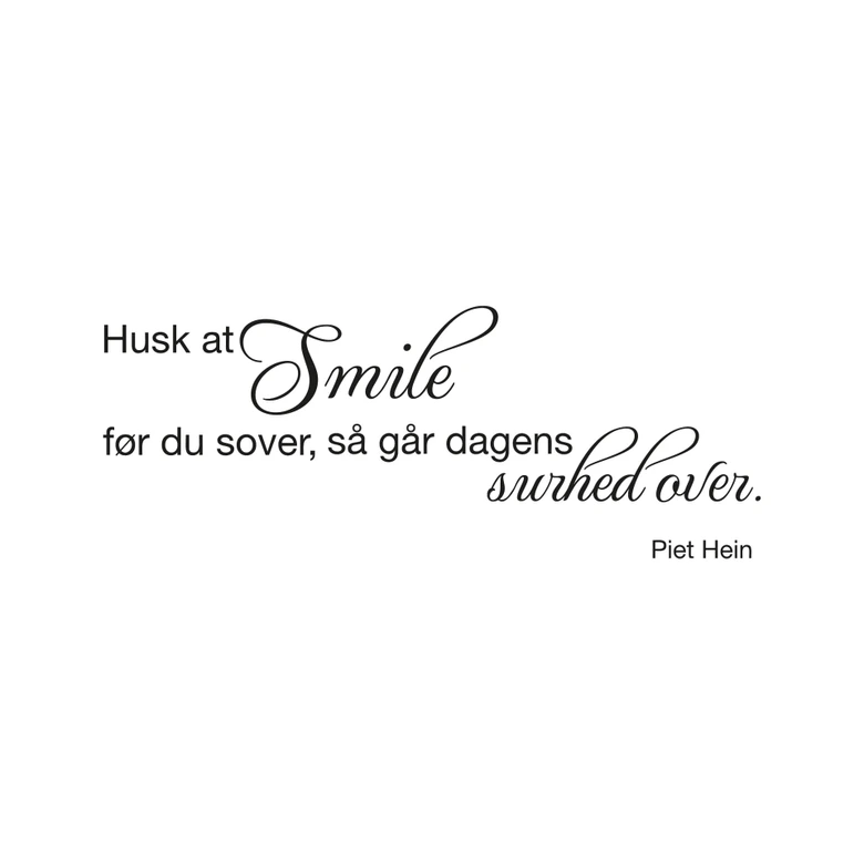 Wandtattoo Husk at smile... 