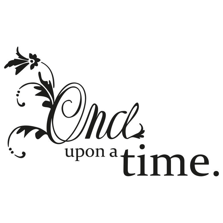 Wallsticker -  Once upon a time 