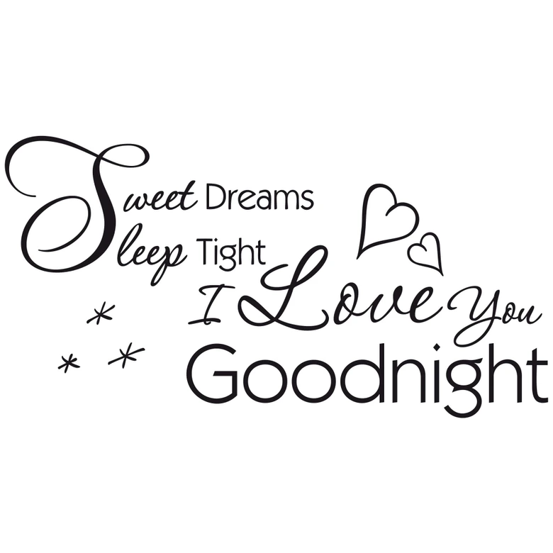 Sweet dreams, sleep tight... Wall sticker 