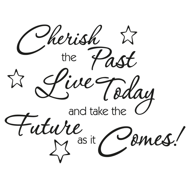 Wallsticker -  Cherish the past... 