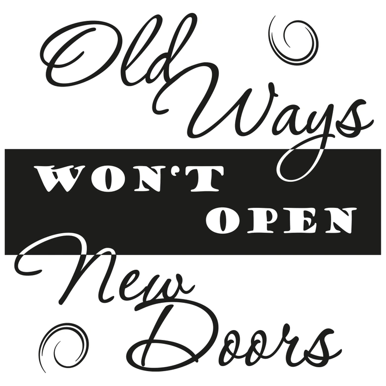 Wallsticker -  Old ways... 