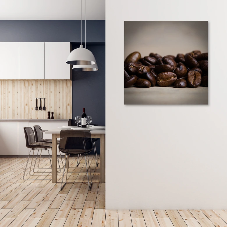 Leinwandbild, Kaffeebohnen 