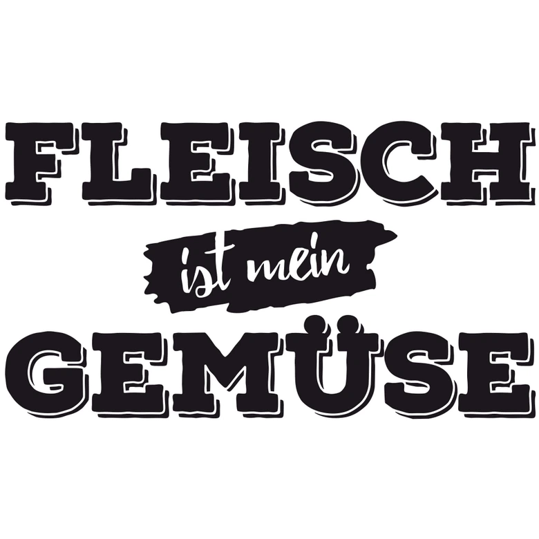 Wandtattoo Fleisch ist mein Gemüse 