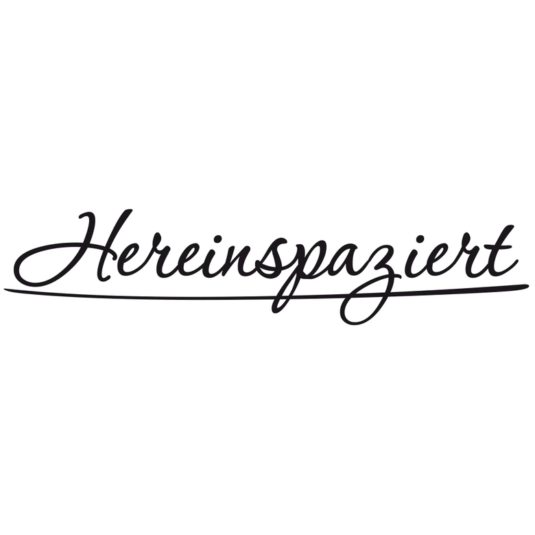 Wandtattoo - Hereinspaziert 