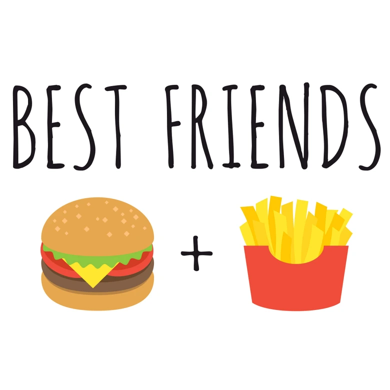 Wandtattoo Emoji Best Friends 1 