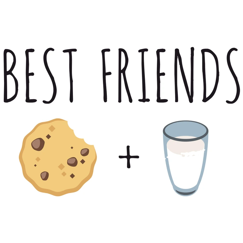 Wall Sticker Emoji Best Friends 2 