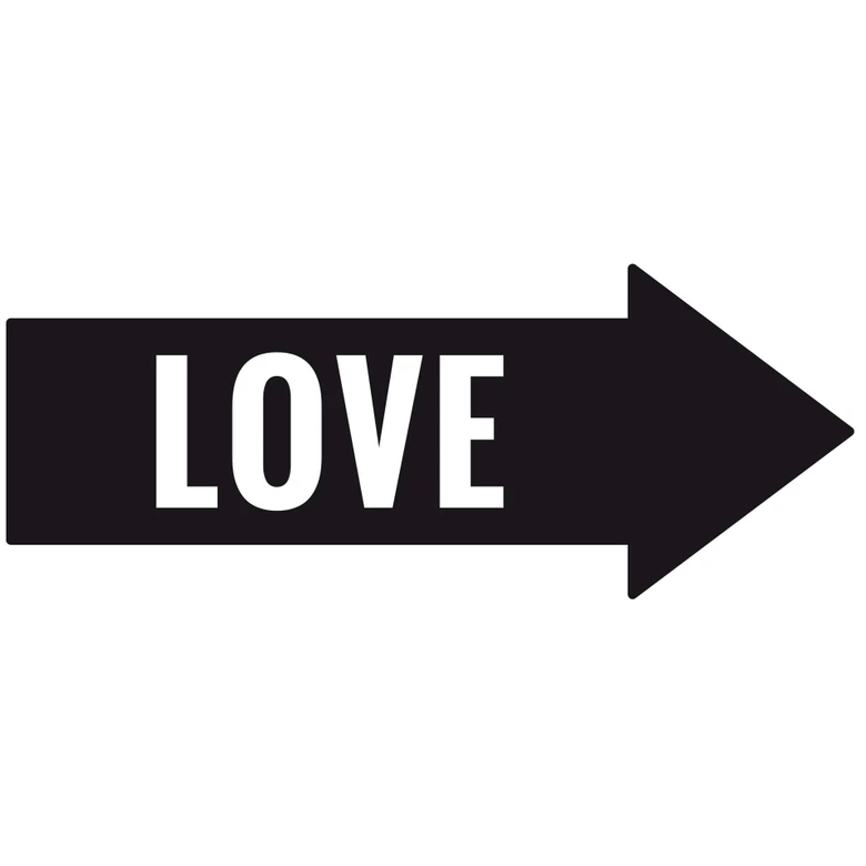 Wall sticker Love arrow 