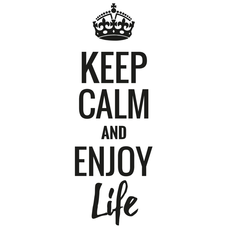Wall sticker Keep calm and enjoy life 