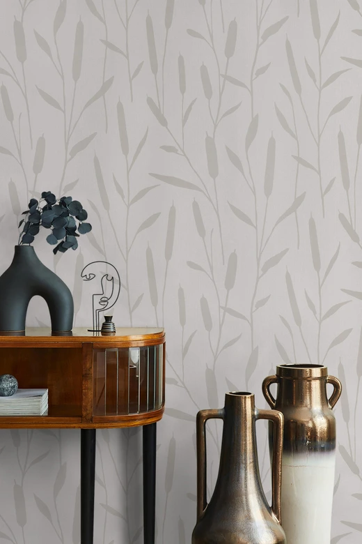 Vliestapete Illustration Modern, Natur in Beige  