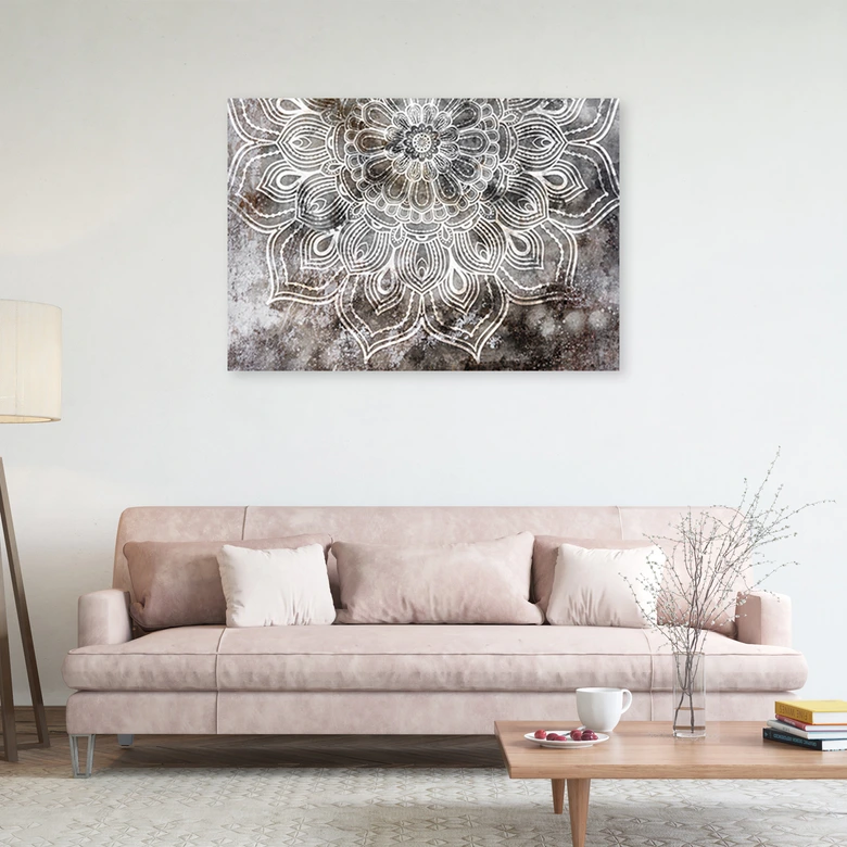 Leinwandbild, Mandala Abstrakt Orient 