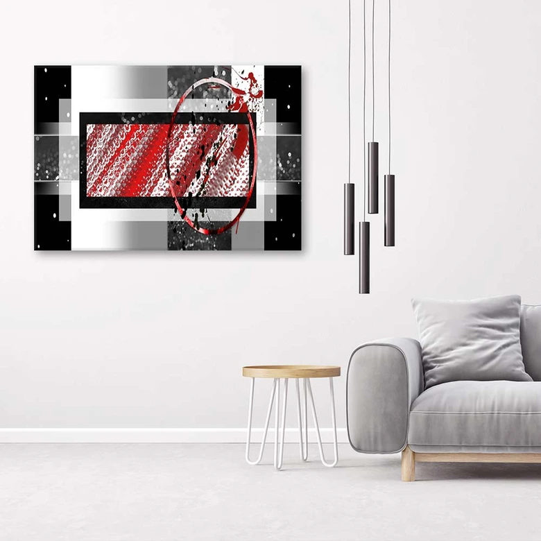 Leinwandbild, Abstrakt Geometrie 