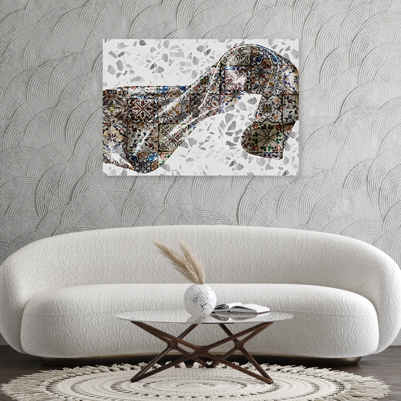 Leinwandbild, Abstrakt 3D 