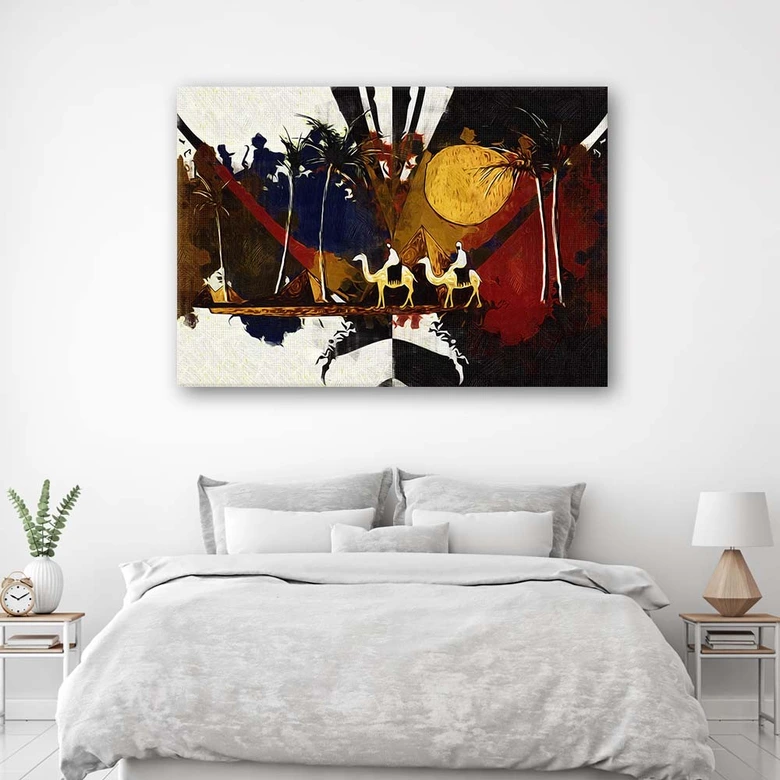 Leinwandbild, Afrikanische Landschaft 