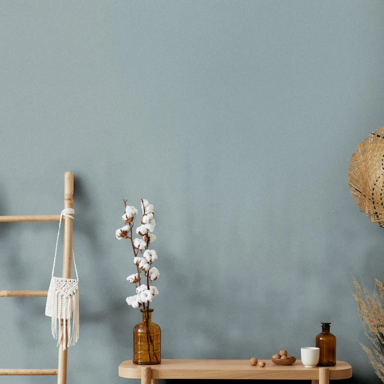 Vliestapete Uni Modern in Grün  