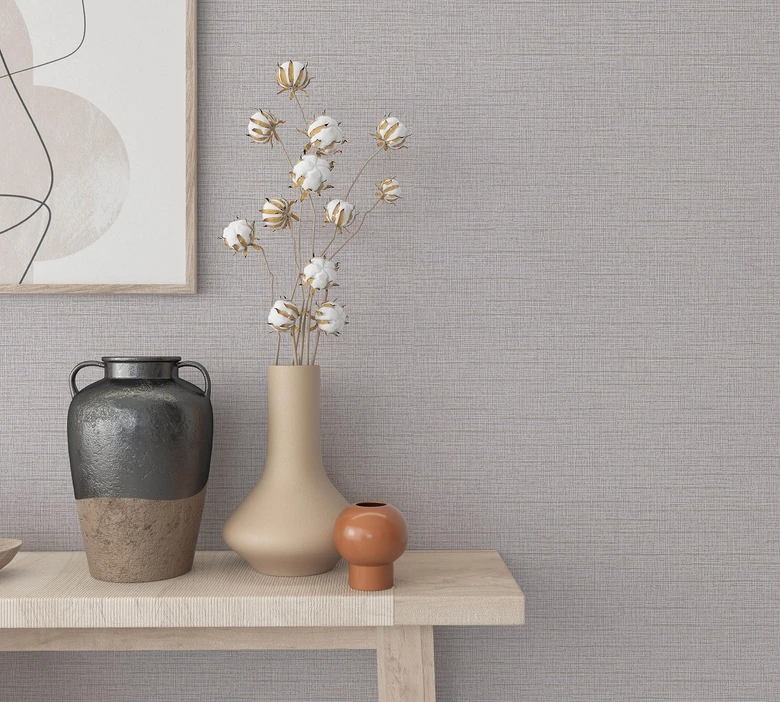 Vliestapete Uni Modern in Beige  