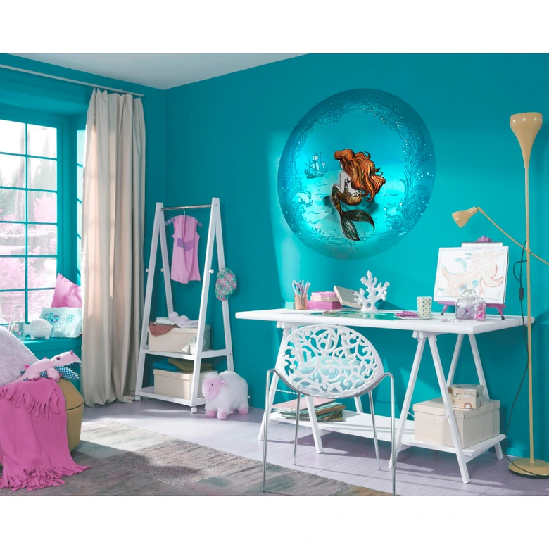 Papier peint intissé autocollant - Ariel Dreaming - 125 x 125 cm 