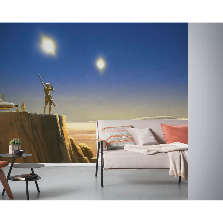 Vlies Fototapete - Star Wars Classic RMQ Mos Eisley Edge - 500 x 250 cm 