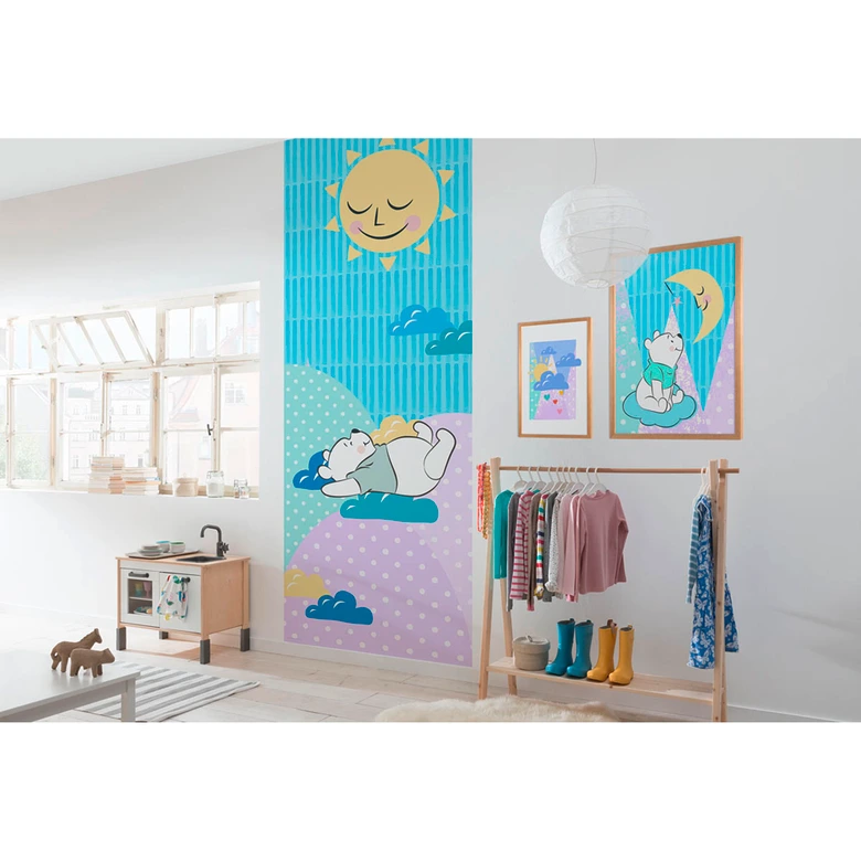 Papier peint - Winnie l'ourson fait la sieste - 100 x 280 cm 