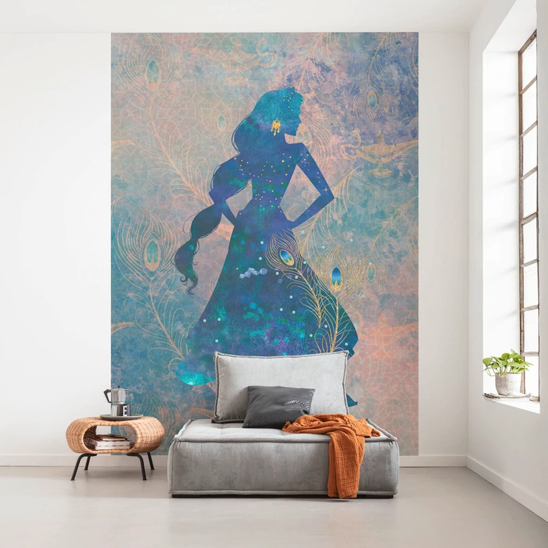 Vlies Fototapete - Jasmin Silhouette - 200 x 280 cm 