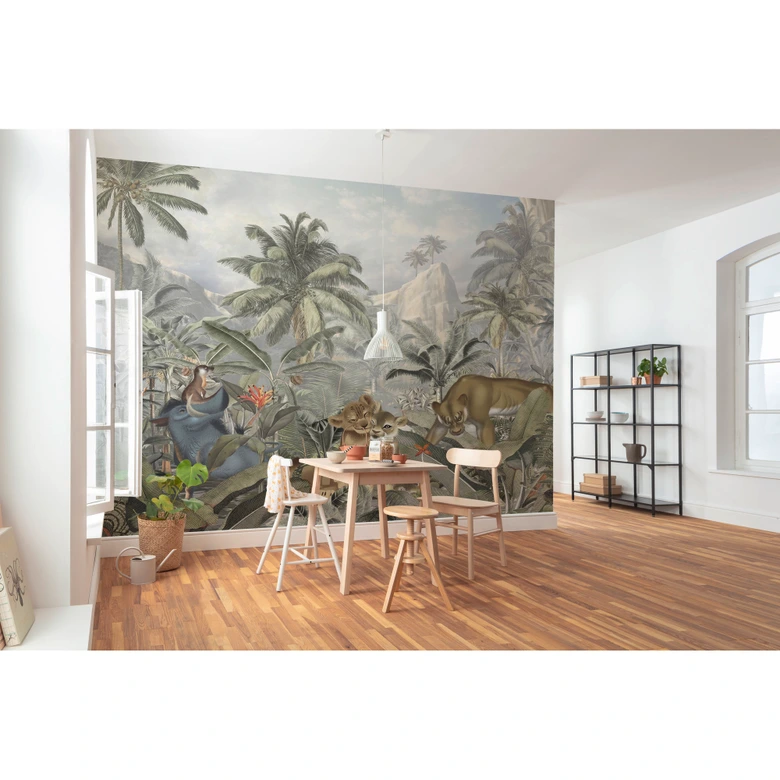 Carta da parati - Re Leone - 300 x 280 cm 