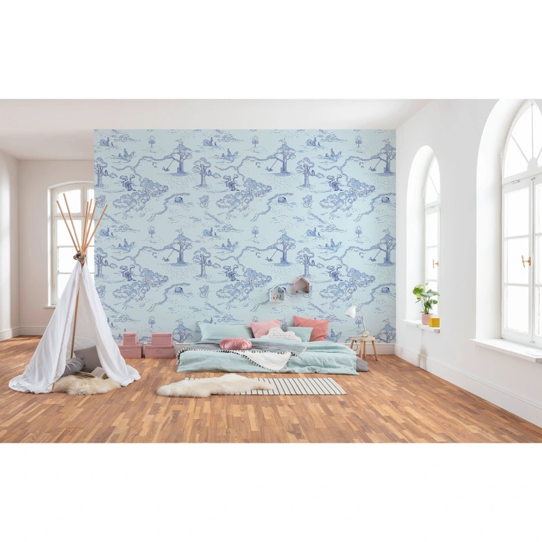 Papier peint - Winnie l'ourson Pat - 400 x 280 cm 