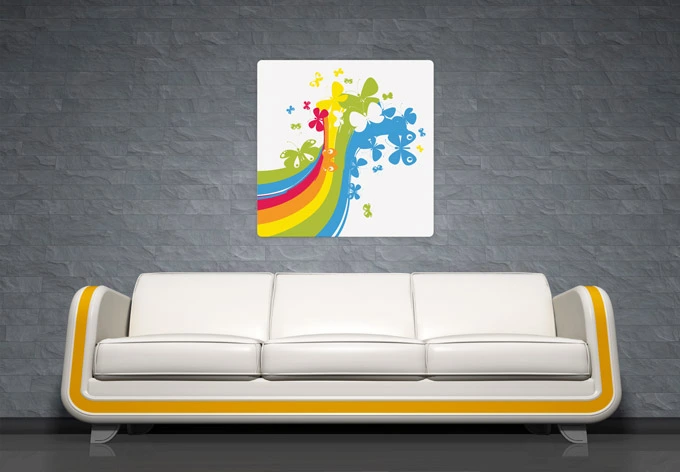 Butterfly Rainbow Glass art 
