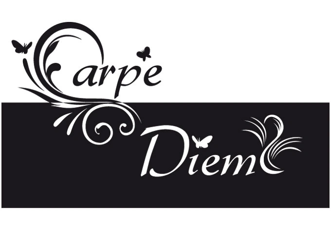 Dekoracja okna Carpe Diem 