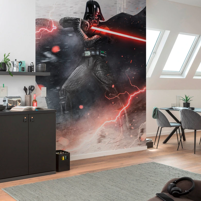 Vlies Fototapete - Star Wars Vader Dark Forces - 200 x 280 cm 