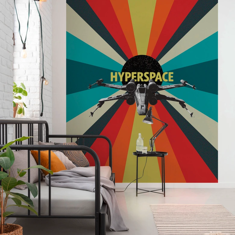 Vlies Fototapete - Star Wars Hyperspace - 200 x 280 cm 