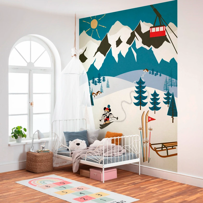 Vlies Fototapete - Mickey Alpine - 200 x 250 cm 