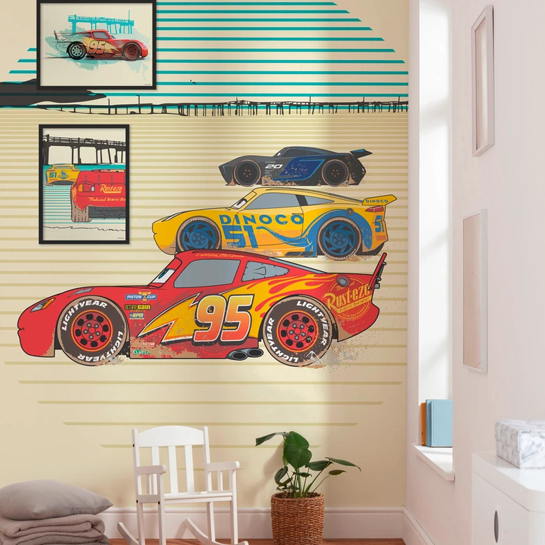 Vlies Fototapete - Cars Stream Lines - 200 x 280 cm 