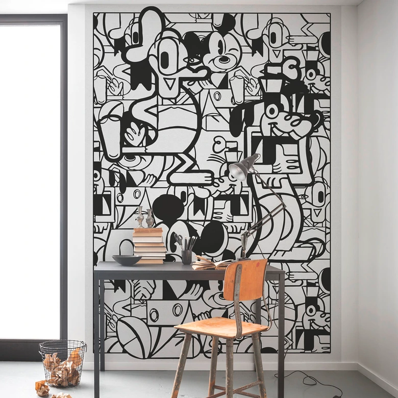 Vlies Fototapete - Mickey Constructive - 200 x 280 cm 