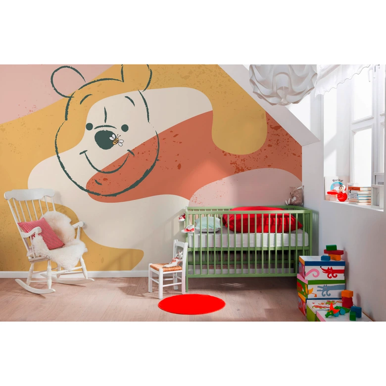 behang - Winnie de Poeh Bij - 400 x 280 cm 