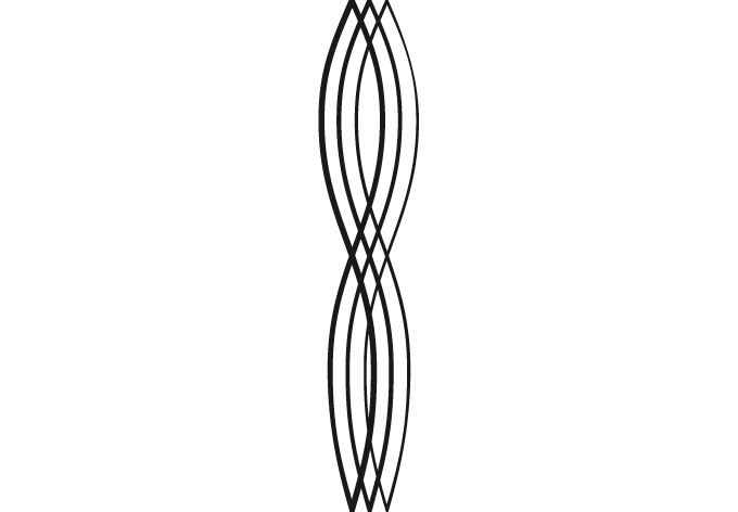 Türdesign Welle 39x200 cm 