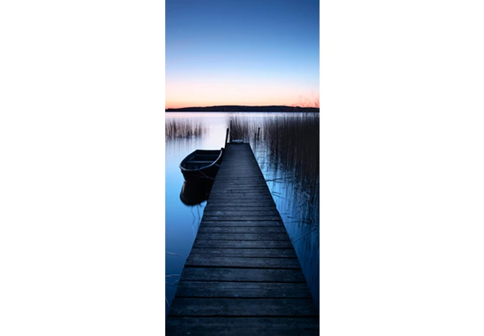 Door decor: Sunrise at the Pier 