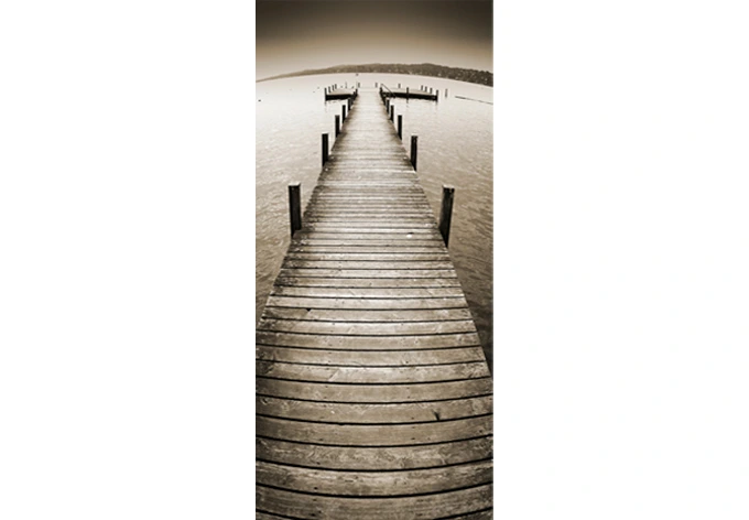 Door decor: Pier black & white 