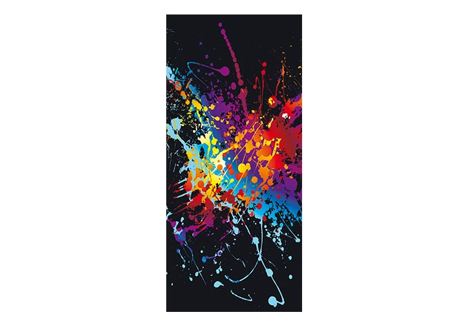 Türdesign Farbenexplosion 91x200 cm 